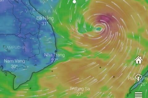 TIN BÃO KHẨN CẤP (Cơn bão số 5)