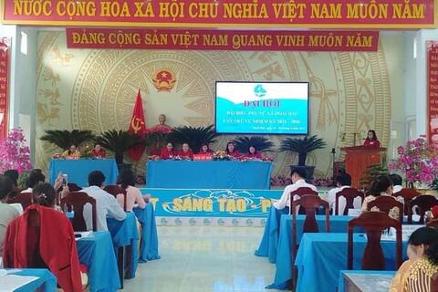 HỘI LHPN XÃ HOÀI HẢI TỔ CHỨC ĐẠI HỘI ĐẠI BIỂU LẦN THỨ VI, NHIỆM KỲ 2021-2026
